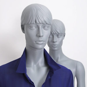mannequin grå, en flot og moderne dame mannequin
