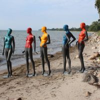 Colourful mannequins en unique serie af mannequiner. Butiksinventar