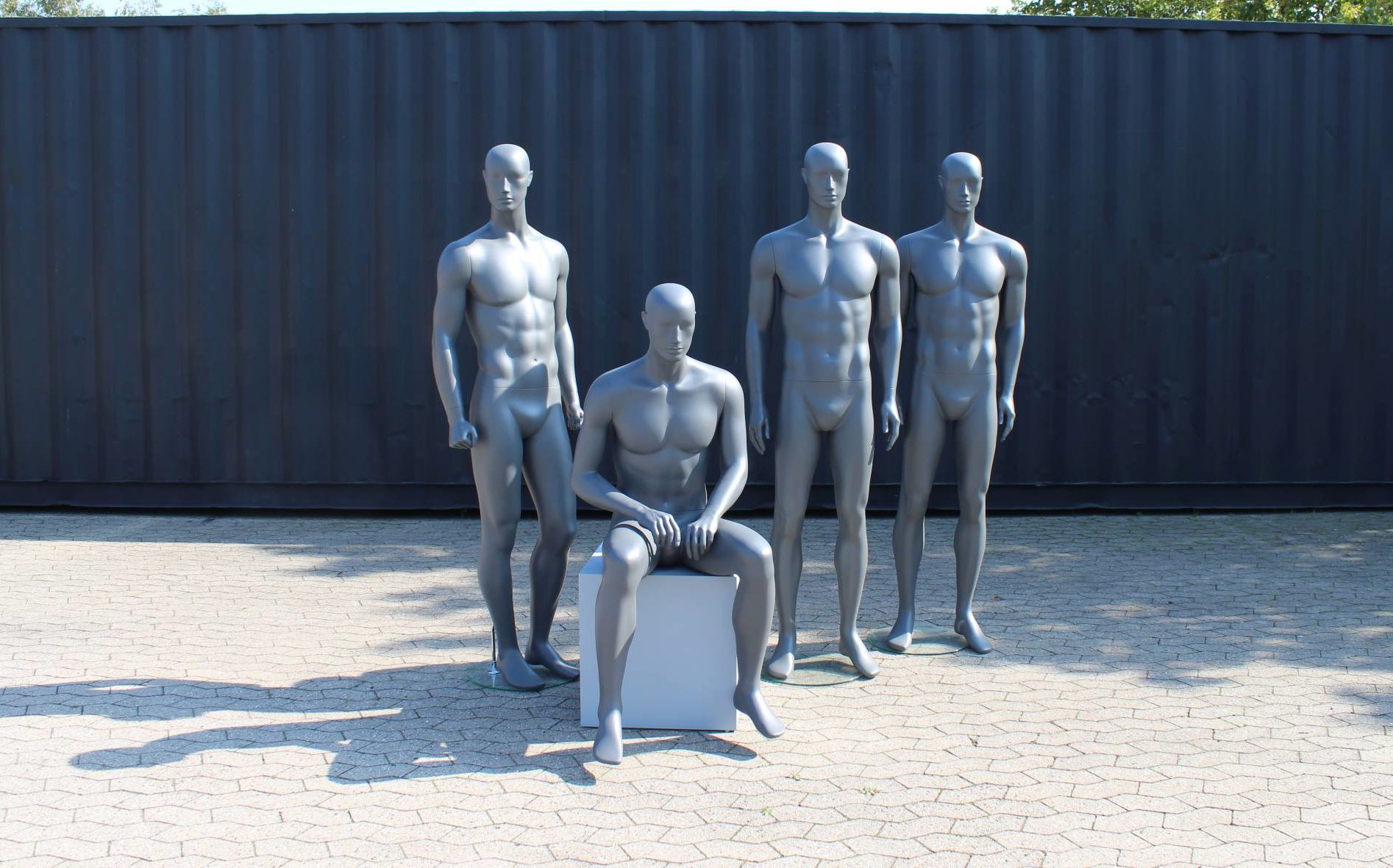 Grey mannequins in best quality with nice details