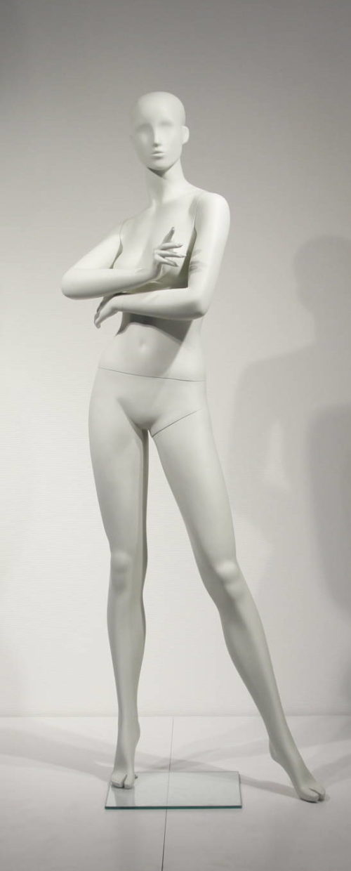 Dame mannequin med abstrakt hoved