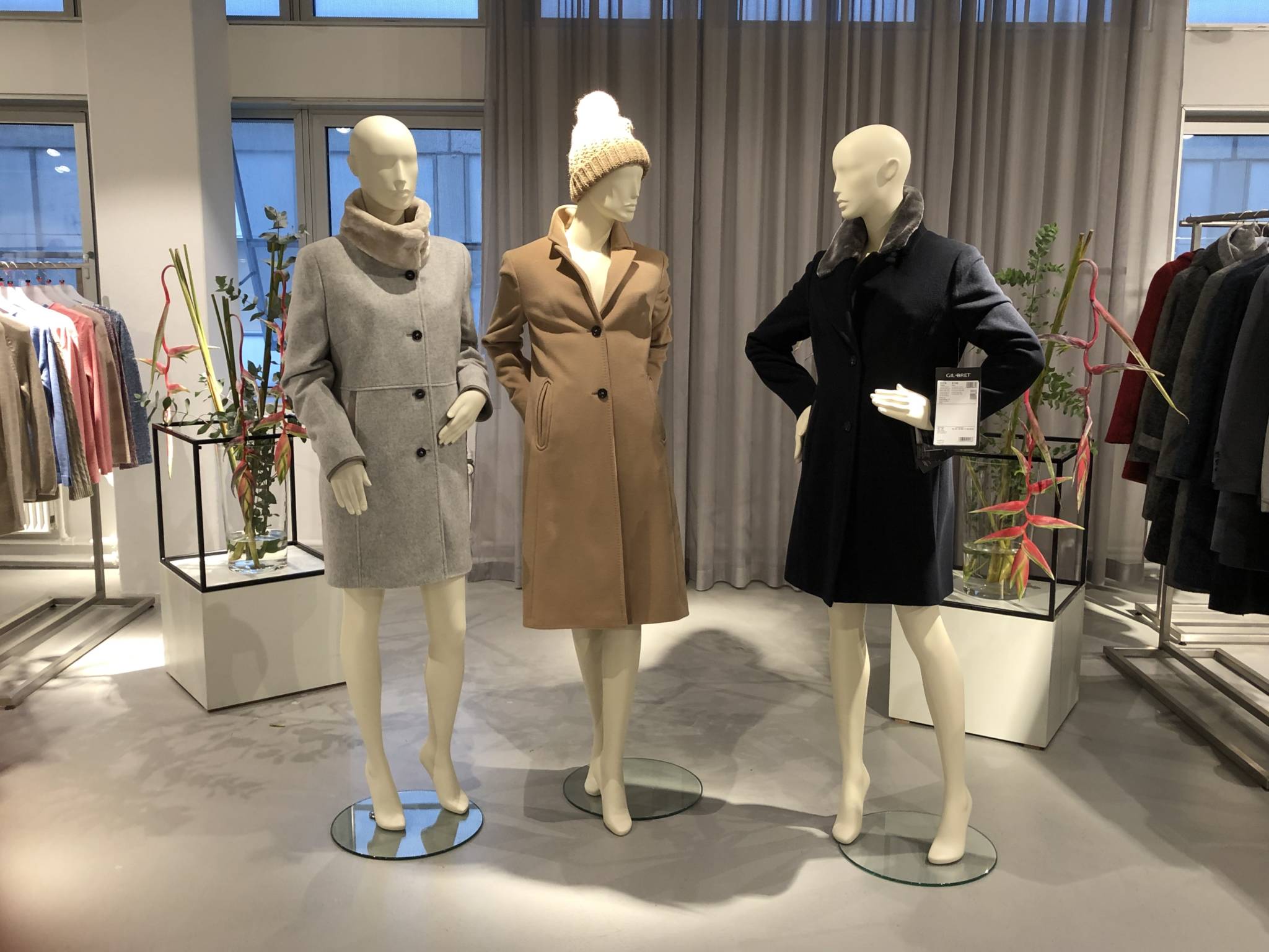 Beautiful mannequins used at the Copenahgen fashion fair