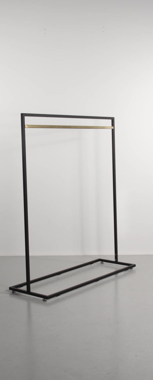 clothes rack with brass cover, nice and stylish