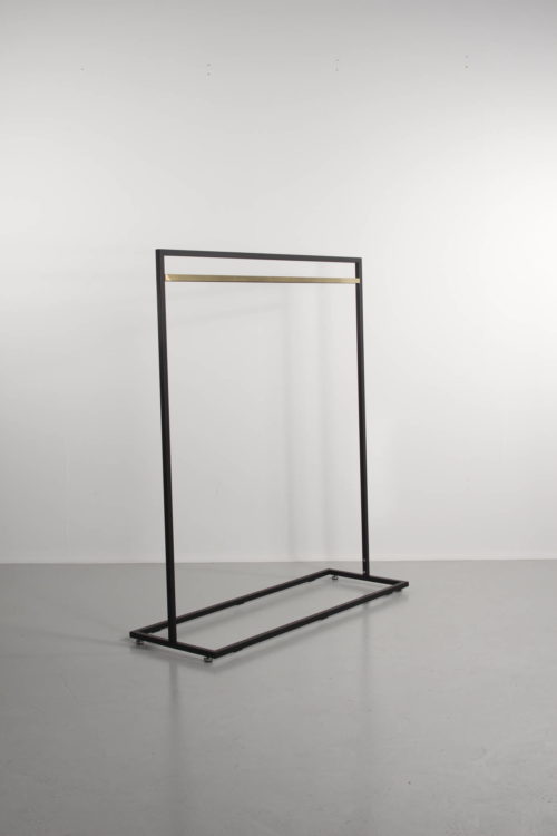 clothes rack with brass cover, nice and stylish
