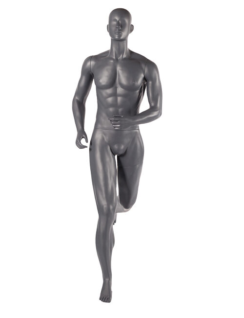 Walking male mannequin. sports mannequin.