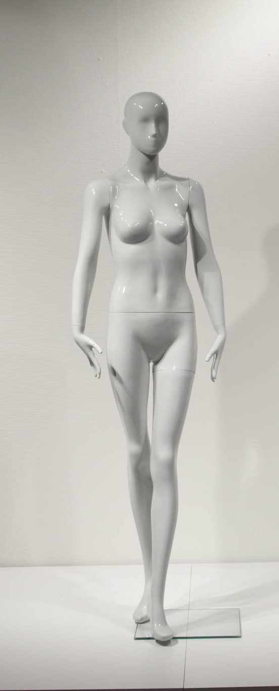 Flot stilfuld dame mannequin abstrakt hoved