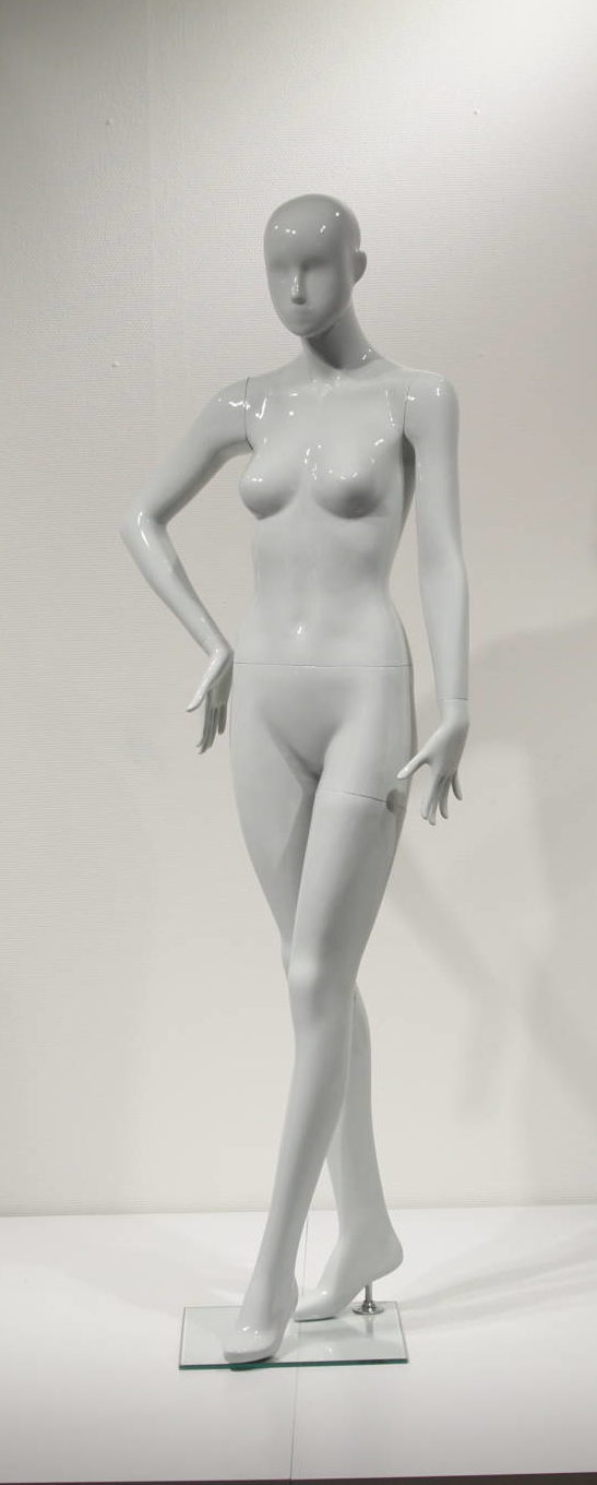 Flot stilfuld dame mannequin abstrakt hoved