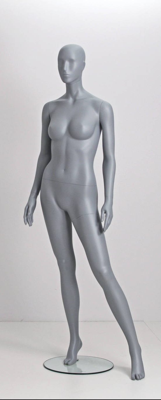 Ladies mannequin - Abstract head - gray - size 38 - great position
